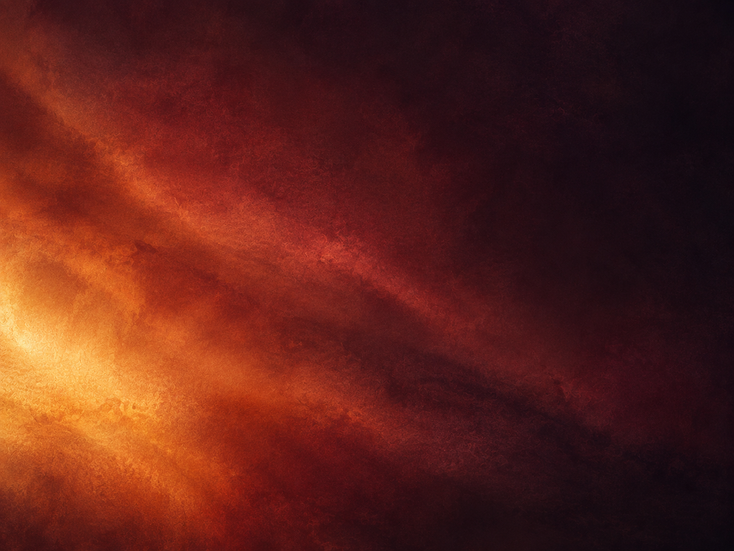 A soft afterglow in deep burgundy tones. Detail image beside feature or story text.