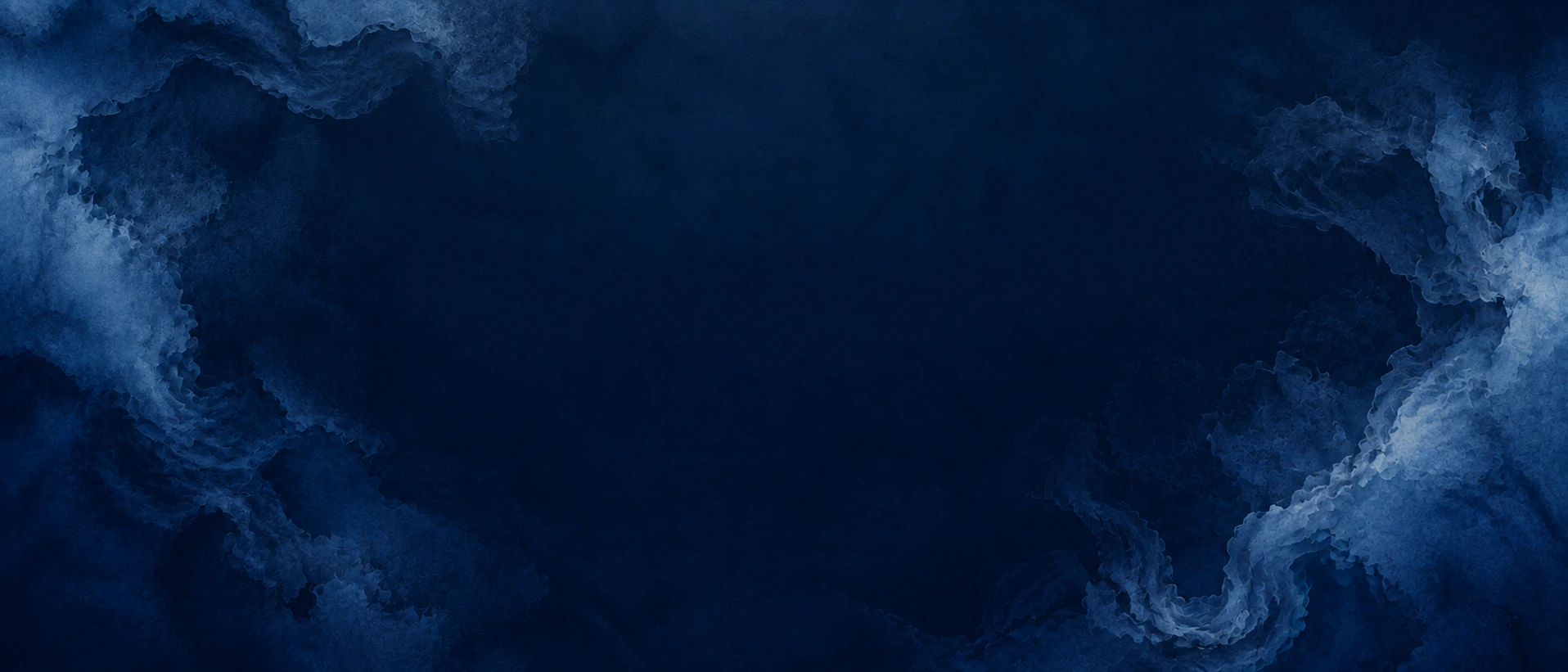 Deep indigo washes flowing like ink through water. Closing call-to-action or signup section.