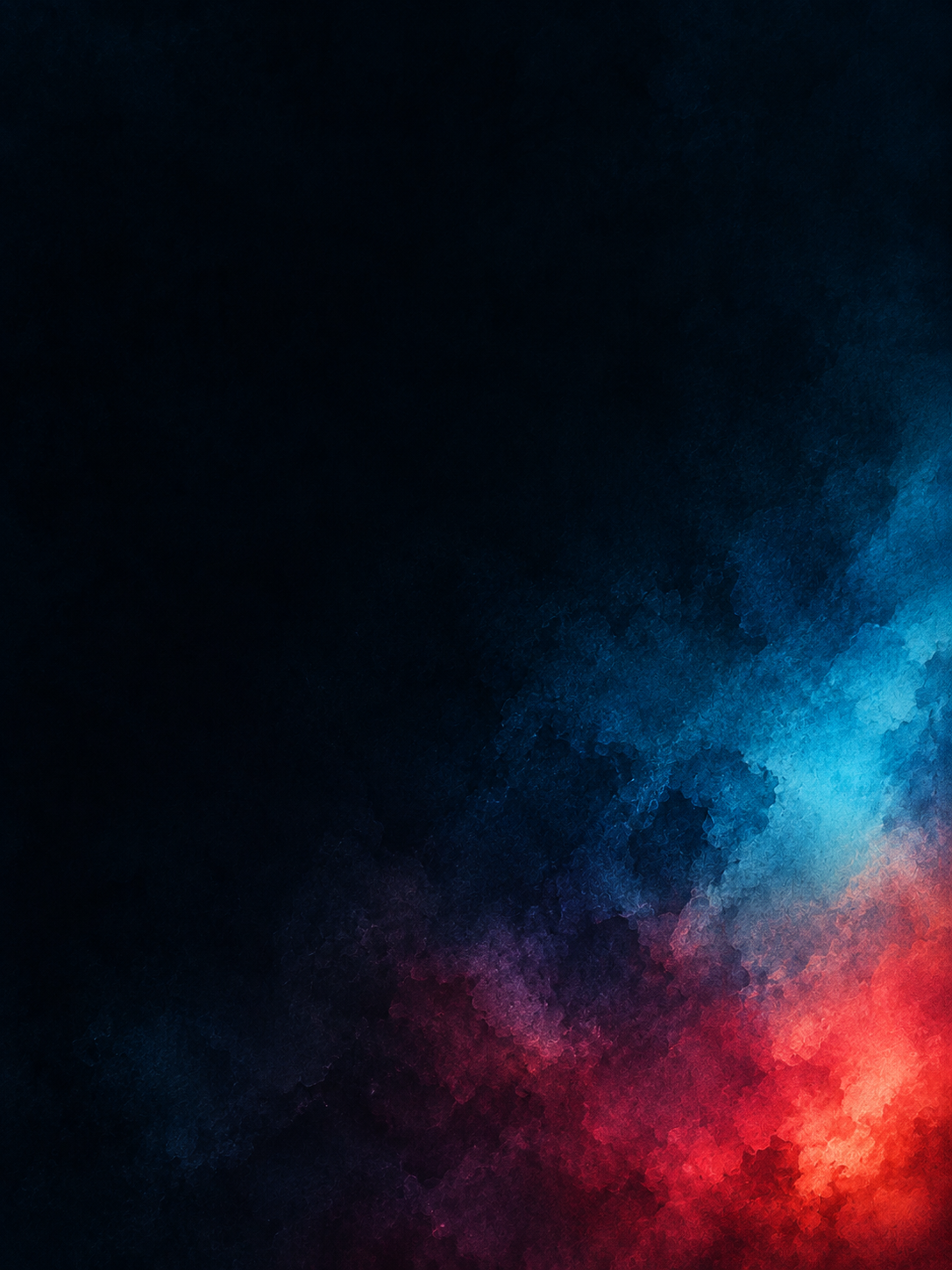 Deep fields of expressive color against midnight. Mobile hero or tall editorial panel.