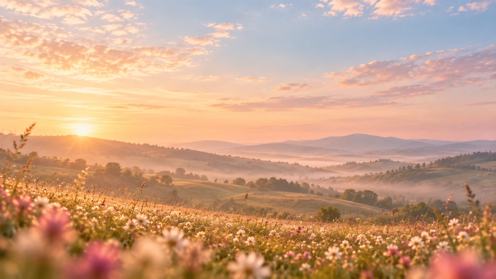 An open wildflower meadow with room to breathe. About or editorial section image.