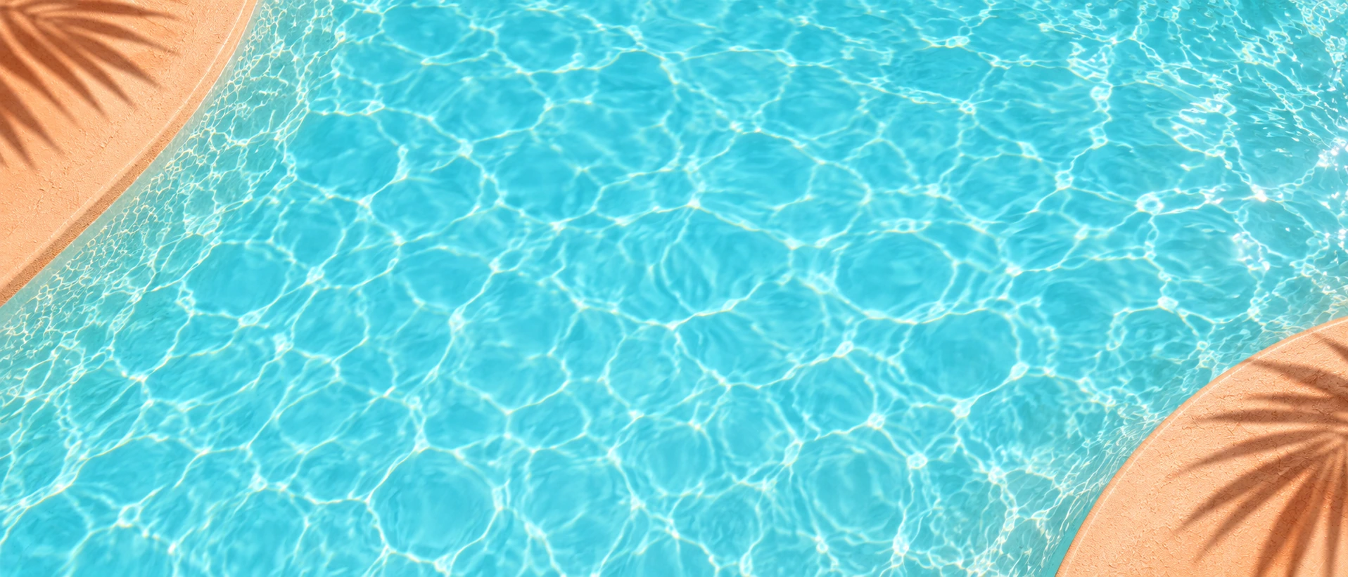 Sunlit poolside color with a soft apricot warmth. Closing CTA background.